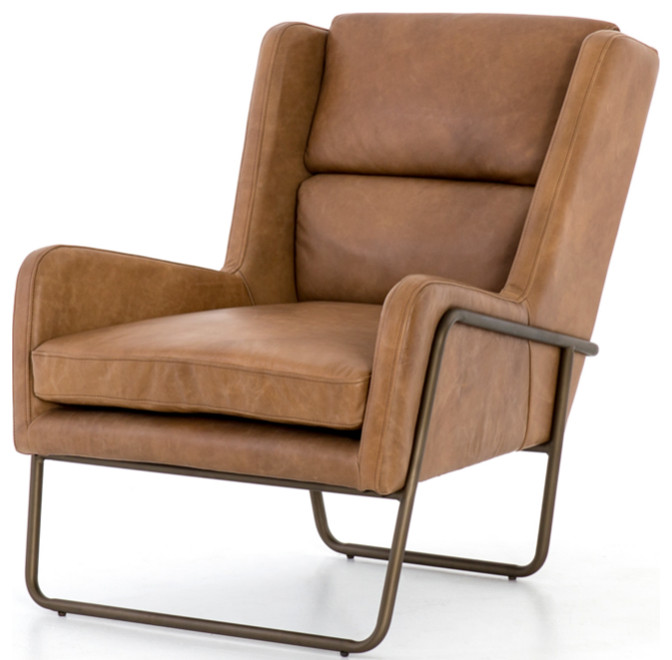 Wilbert Living Chair   Industrial   Armchairs And Accent Chairs   by Marco Polo Imports  Houzz