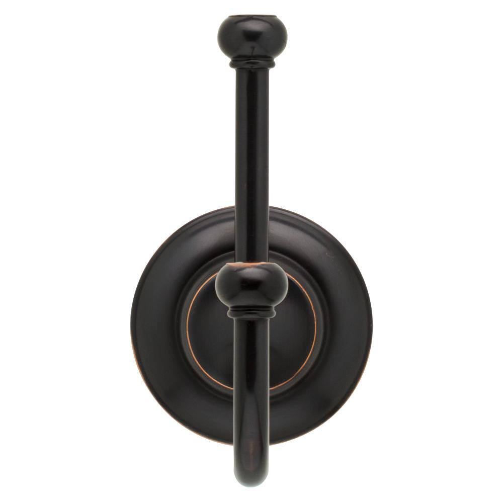 Delta Porter Double Towel Hook in Oil Rubbed Bronze 78435-OB1