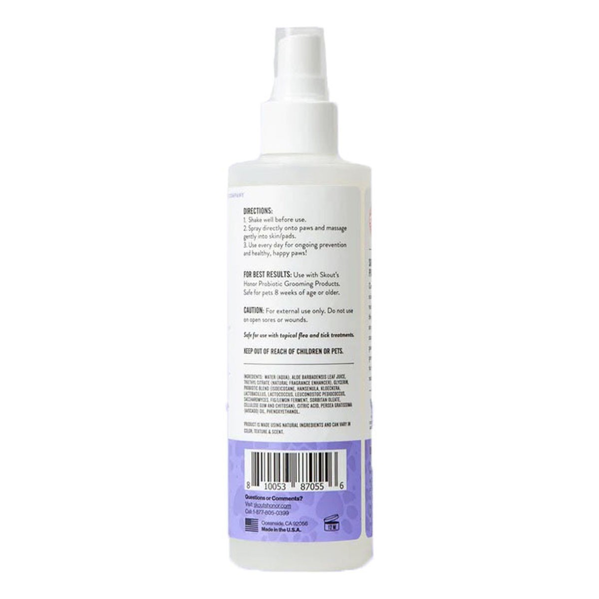 Skout's Honor Probiotic Paw Dog Spray