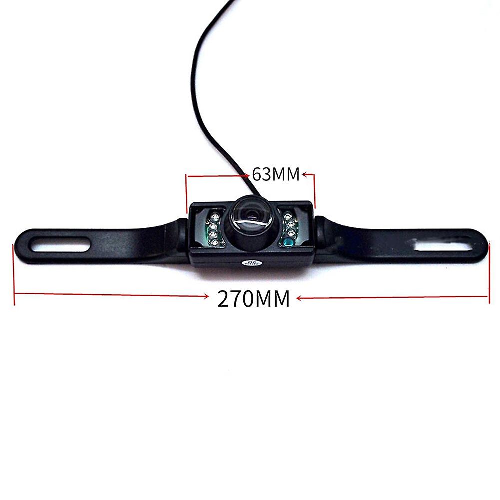 Car Reversing Camera Infrared Night Vision License Plate Frame Rear View Car Camera Water Proof Clear Image 170 Degree Wide Sight For Most Suv Truck O