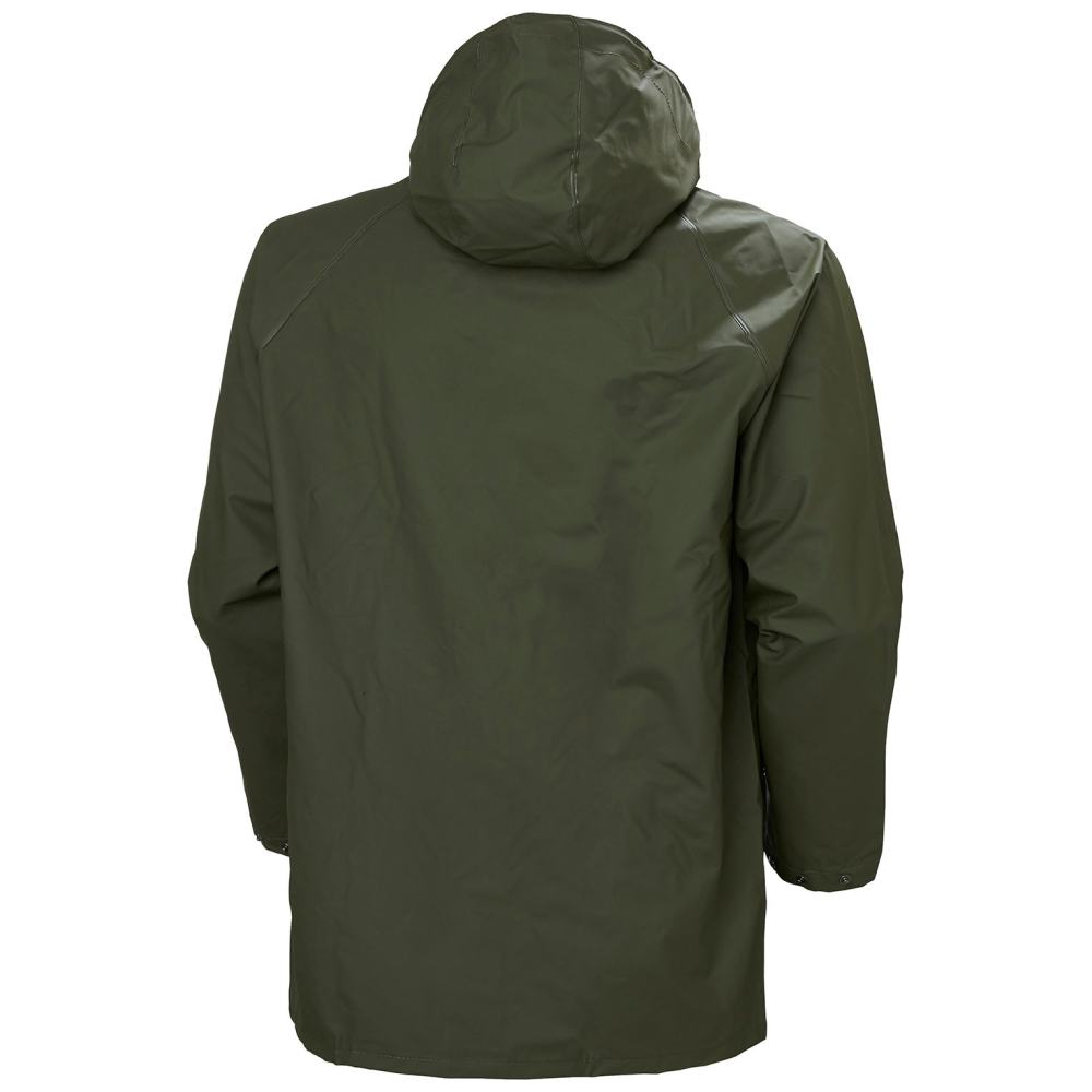 Helly Hansen Mandal Rain Jacket Polyester Army Green 4X ;