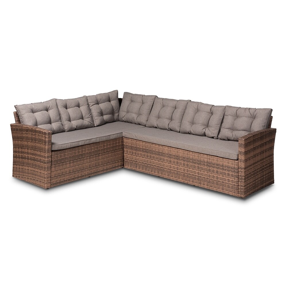 Angela Modern and Contemporary 4 Piece Outdoor Patio Set