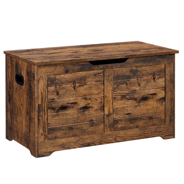 Vasagle Rustic Style Storage Chest With Safety Hinges Versatile Storage Solution For Entryway Bedroom And Living Room