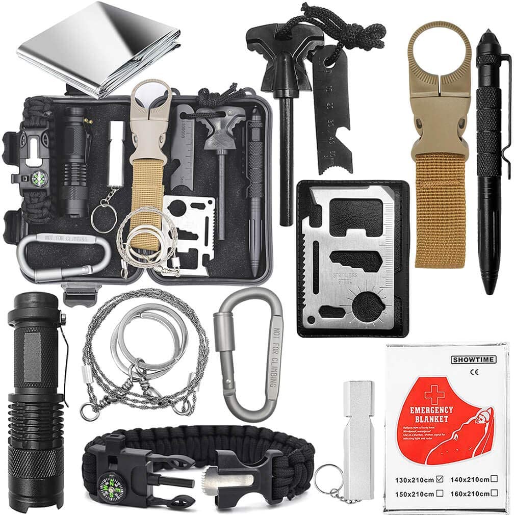 WildSurvive Pro - 18 in 1 Outdoor Survival Kit