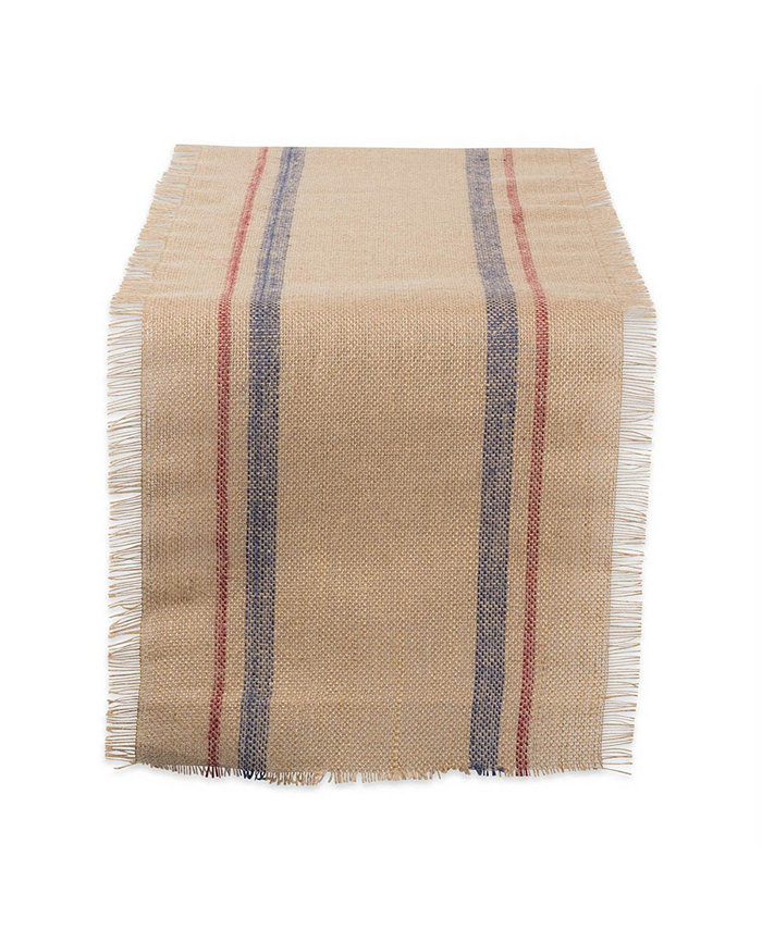 Design Imports Burlap Table Runner 14 x 108