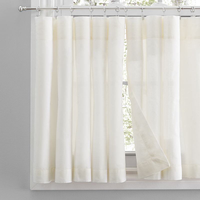 Simplicity Rod Pocket Tailored Tier Pair Curtain