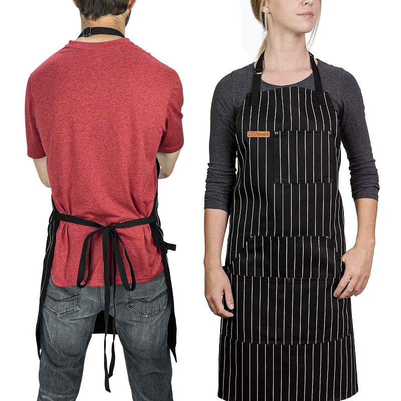 Chef Pomodoro Apron For Men And Women With Pockets - Top Chef Recommended - Grill Apron