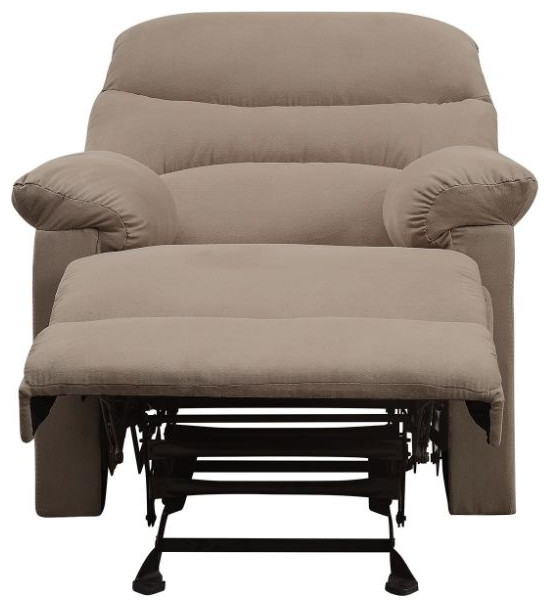 Acme Arcadia Glider Recliner Light Brown MFB   Transitional   Recliner Chairs   by AMOC  Houzz