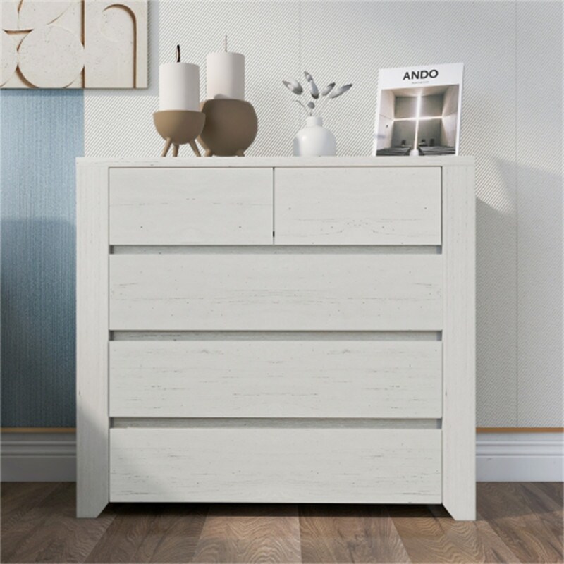 3 Pieces Simple Style Manufacture Wood Bedroom Sets with Twin bed  Nightstand and Chest  Stone Gray