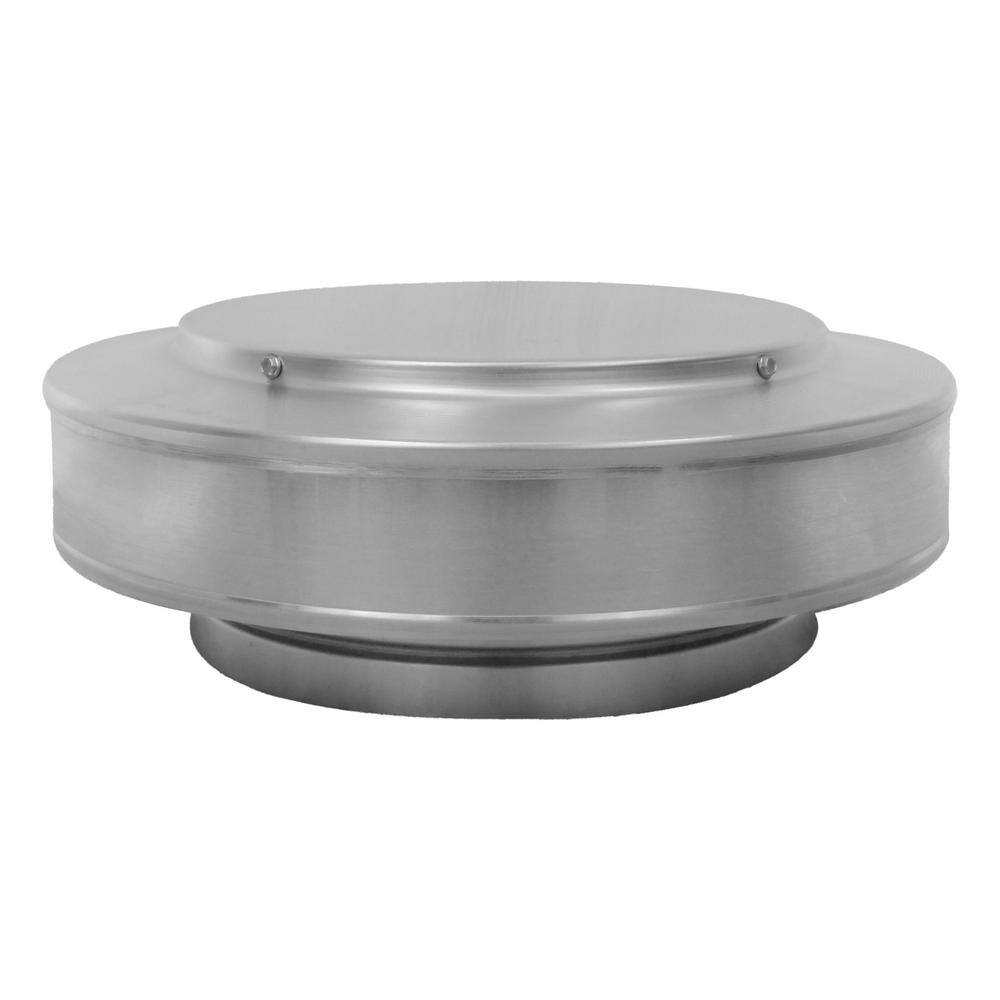 Active Ventilation 10 in. Dia. Aluminum Vent Pipe Cap in Mill Finish VPC-10