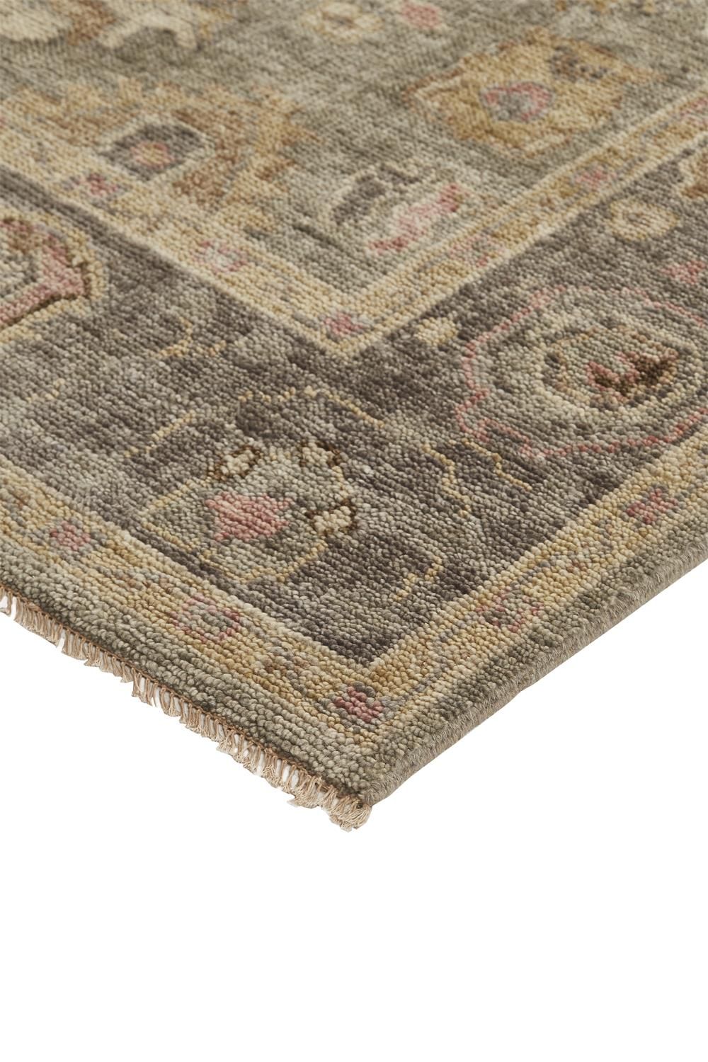 Irie Hand Knotted Gray Rug by BD Fine