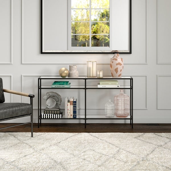 Silver Orchid Galeen Console Table