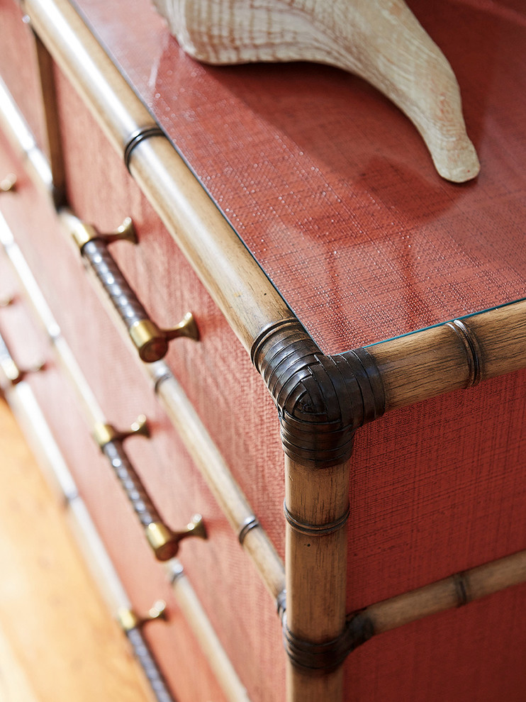 Red Coral Chest   Asian   Accent Chests And Cabinets   by Benjamin Rugs and Furniture  Houzz