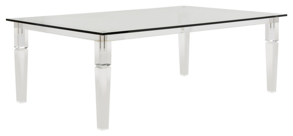 Viggo Acrylic Coffee Table   Contemporary   Coffee Tables   by Rustic Home Furniture Deco  Houzz