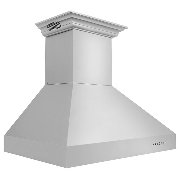 ZLINE Ducted Vent Wall Mount Range Hood with Built-in CrownSound