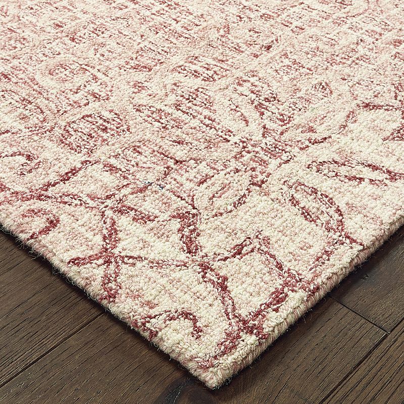 StyleHaven Tori Faded Floral Lattice Rug