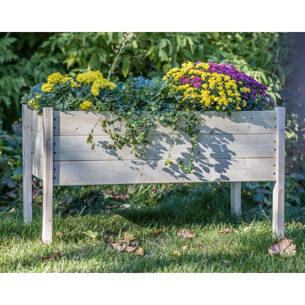 Zylina Raised Garden Planter Collection   Large   38 x 24 x 22