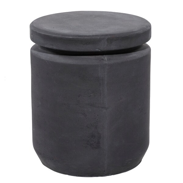 Fiber clay Industrial Outdoor Stool 17 x 15 x 15