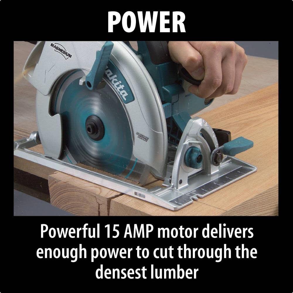 Makita 8-1/4 In. Magnesium Circular Saw with L.E.D. Lights and Electric Brake 5008MGA from Makita