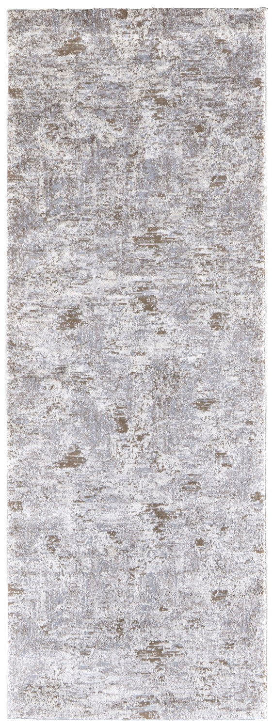 Kayden Abstract Ivory/Gray Rug