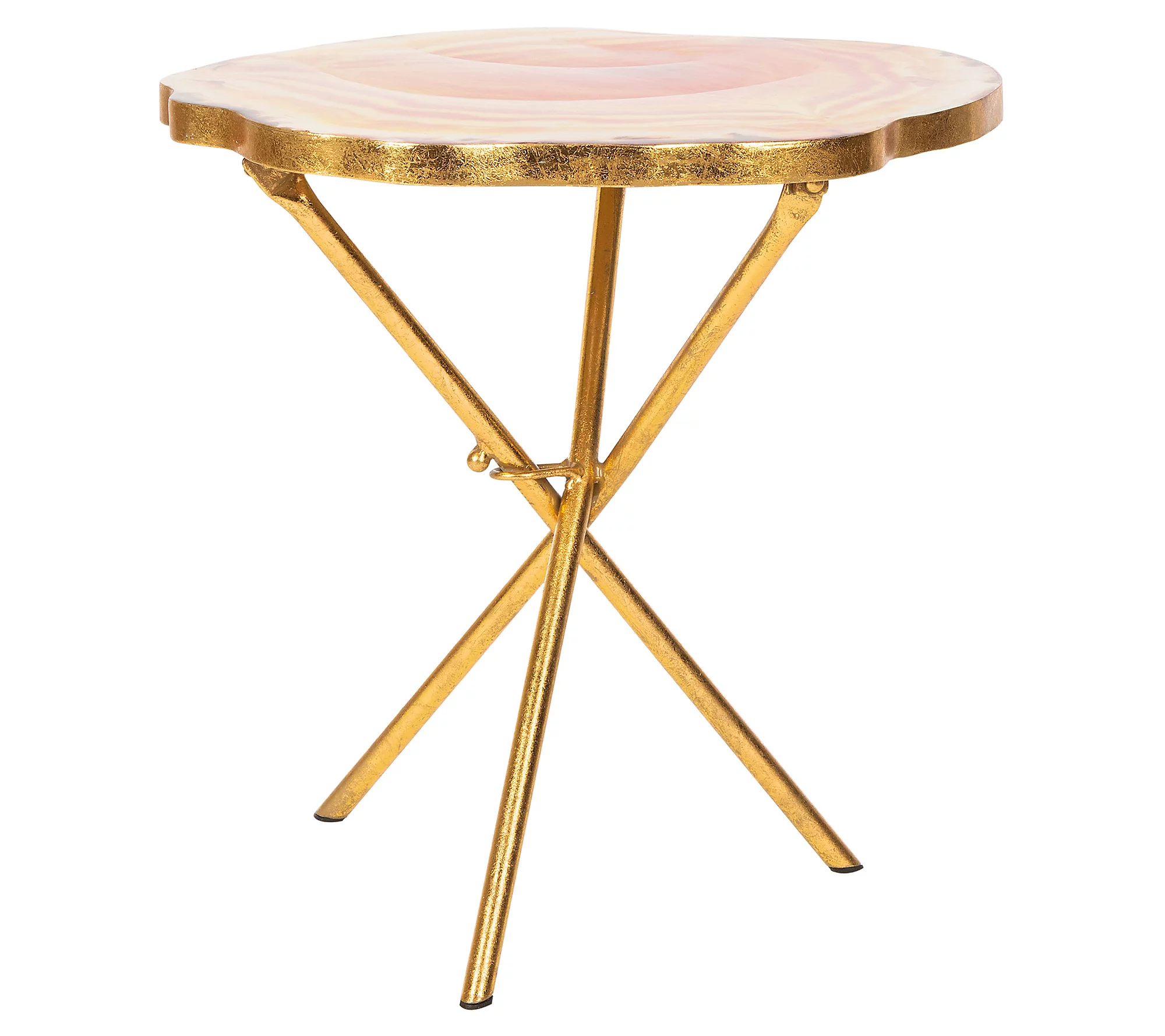 Safavieh Giselle Faux Agate Side Table