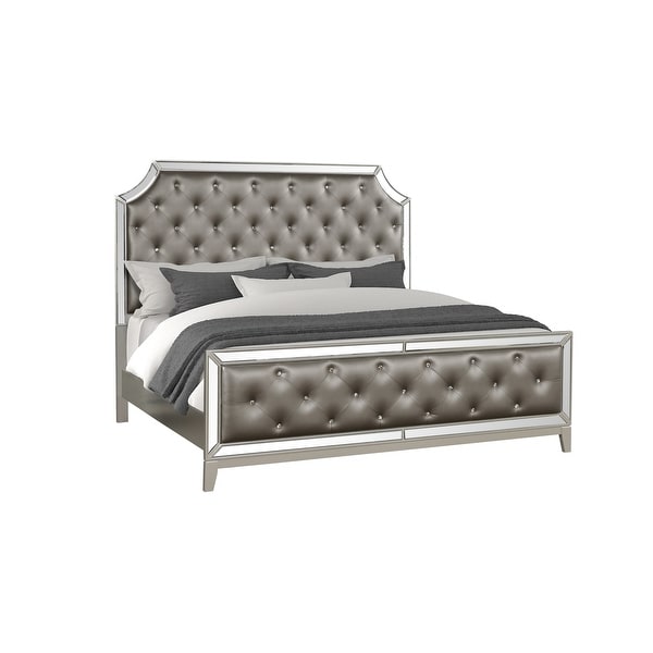 Harmony King 4 PC Bedroom set in Silver - - 37922292