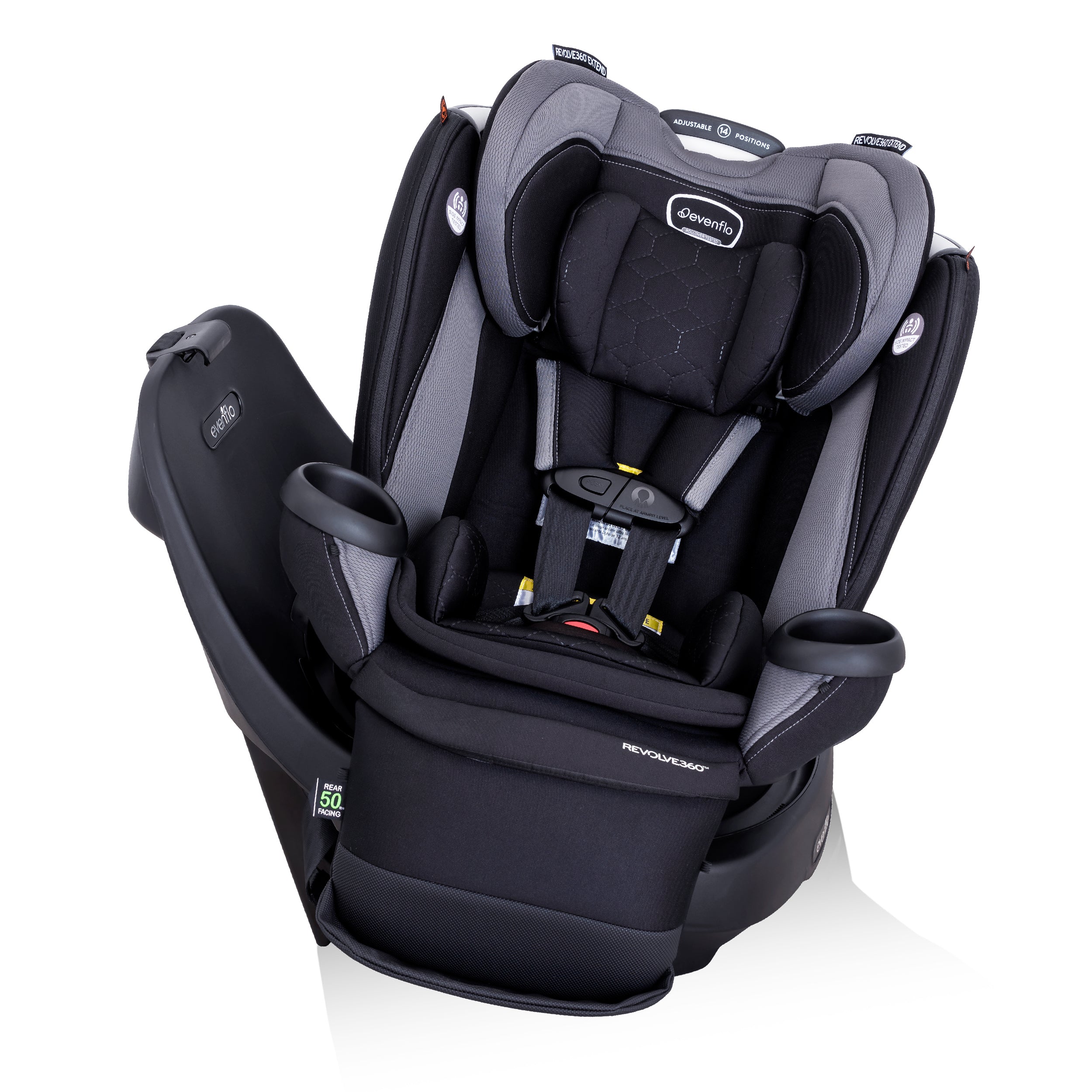 Revolve360 Extend Rotational All-in-One Convertible Car Seat with Quick Clean Cover