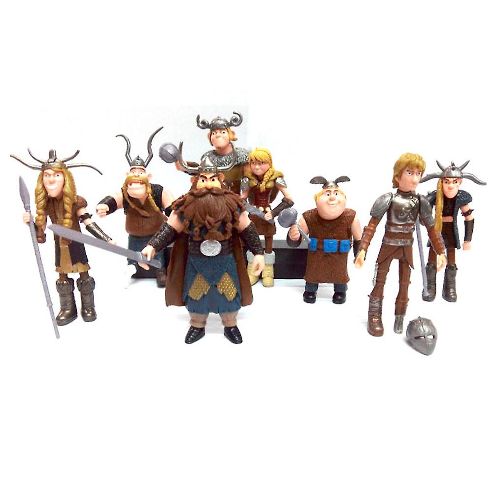 8pcs How To Train Your Dragon Figure Toy Model