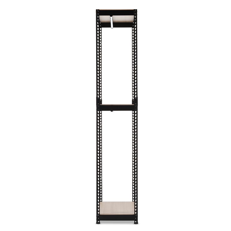 Baxton Studio Gavin 2-Shelf Garment Rack