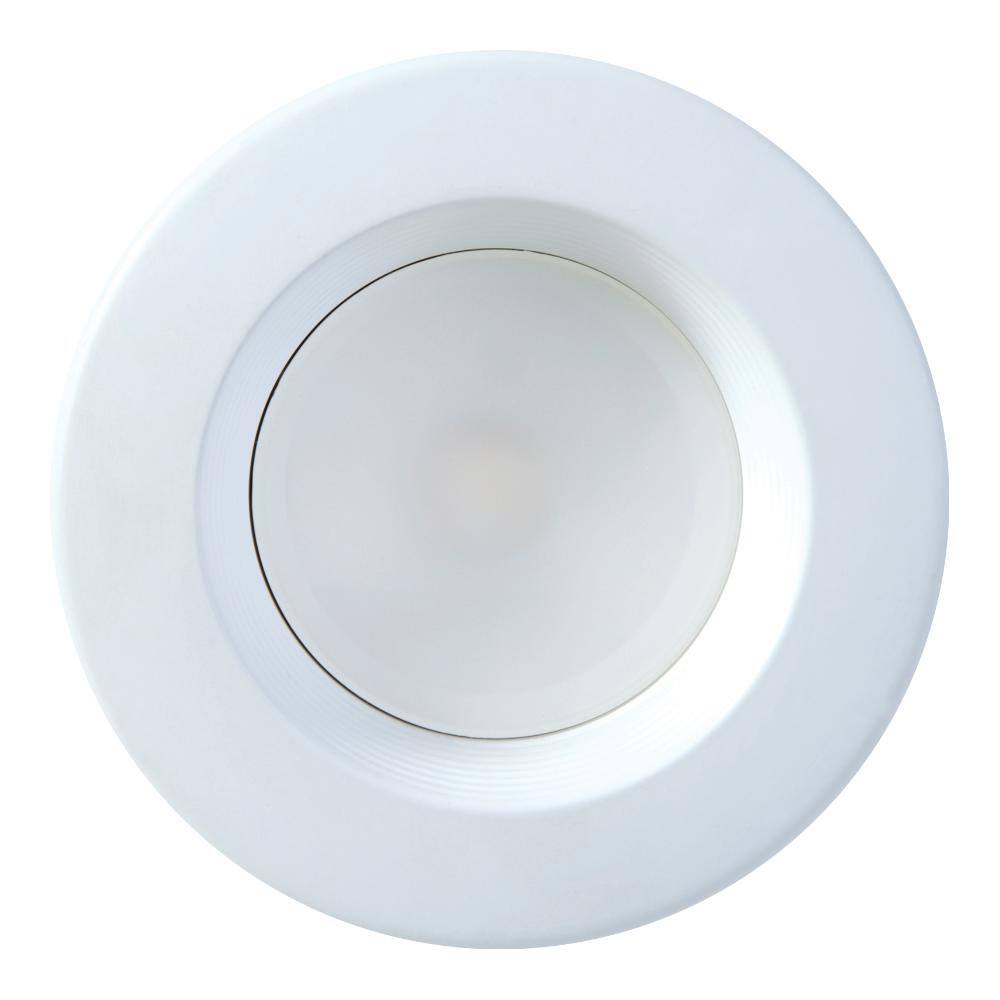 Halo RL 4 in. White Bluetooth Smart Integrated LED Recessed Ceiling Light Trim Tunable CCT (2700K-5000k) RL4069BLE40AWHR