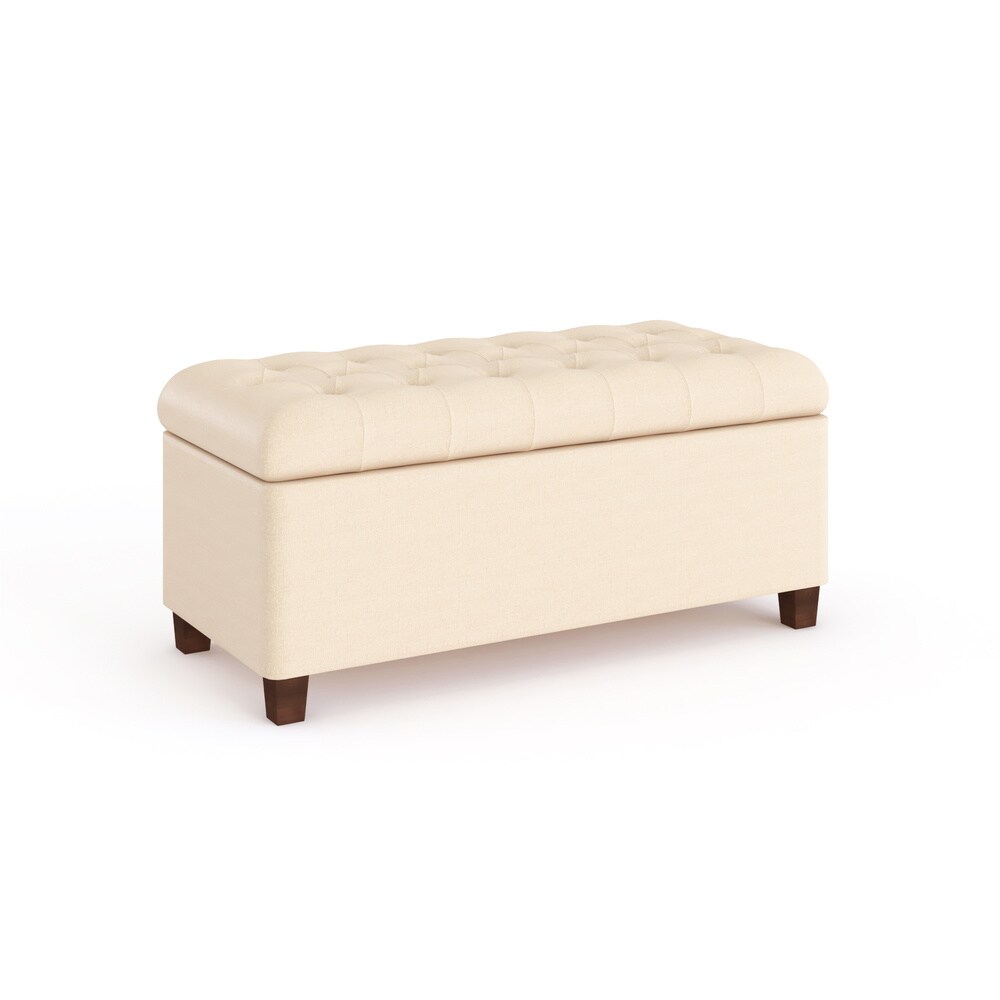 Copper Grove Ixora Tufted Storage Bench