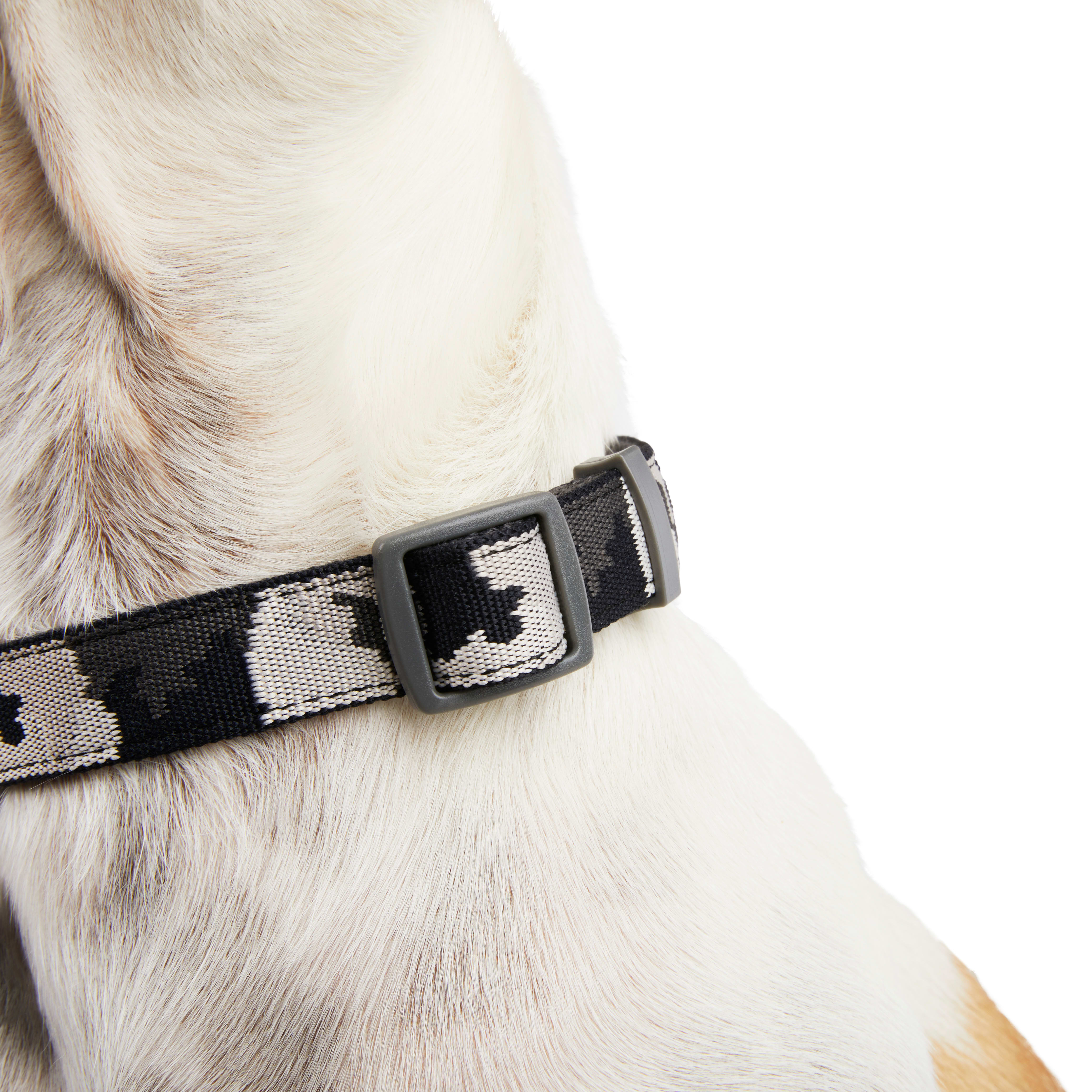 YOULY The Legend Black  White Camo Dog Collar， Small