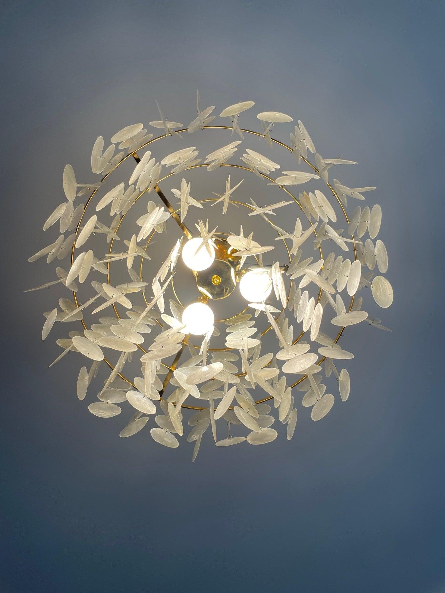 Shell Wind Chime Chandelier