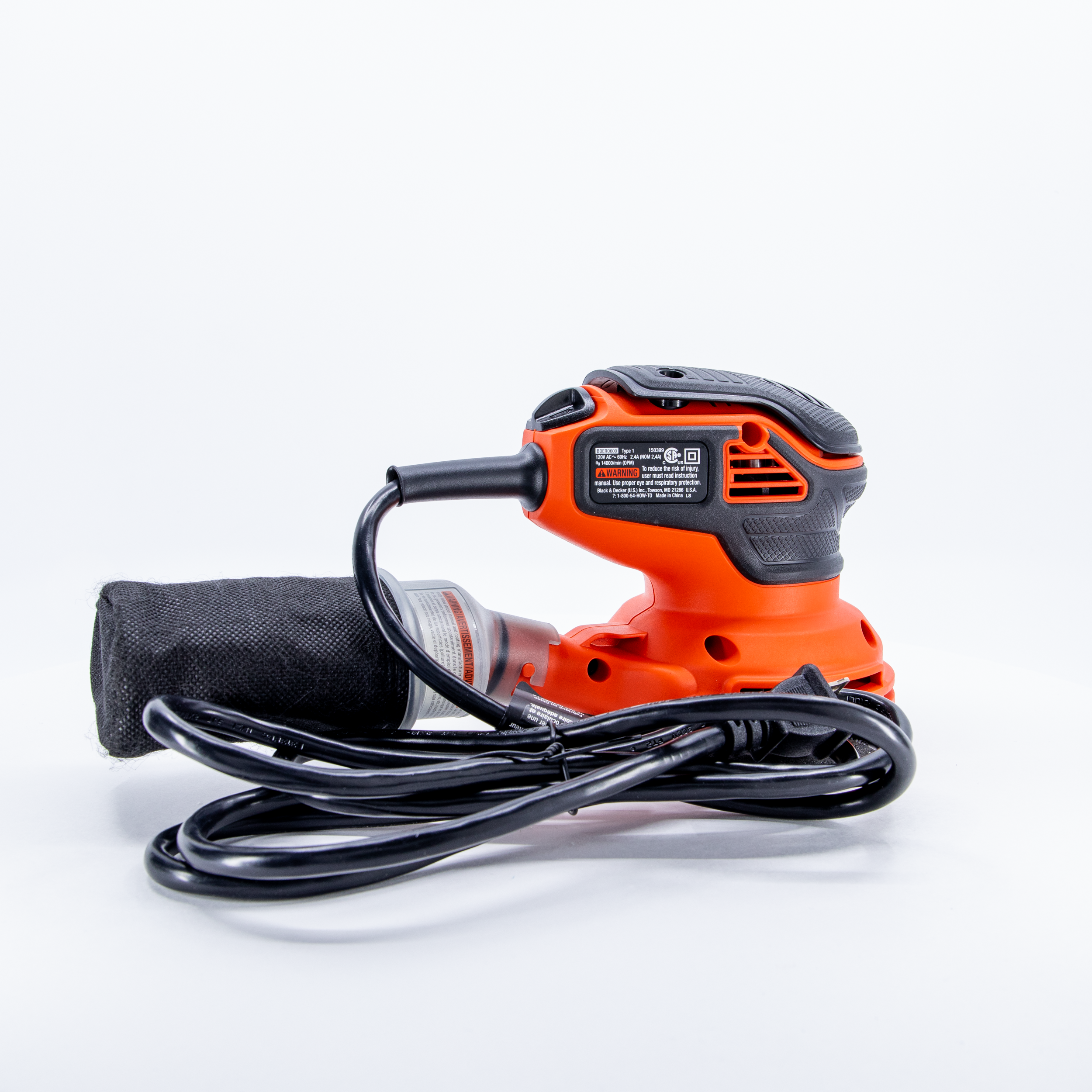 2.4 Amp 5 In. Electric Random Orbit Sander