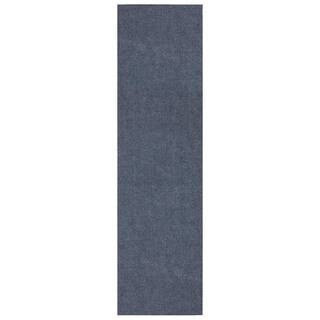 Ottomanson Utility Collection Waterproof Non-Slip Rubberback Solid 3x10 IndoorOutdoor Runner Rug2 ft. 7 in. x9 ft. 10 in.Gray UTY303-3X10