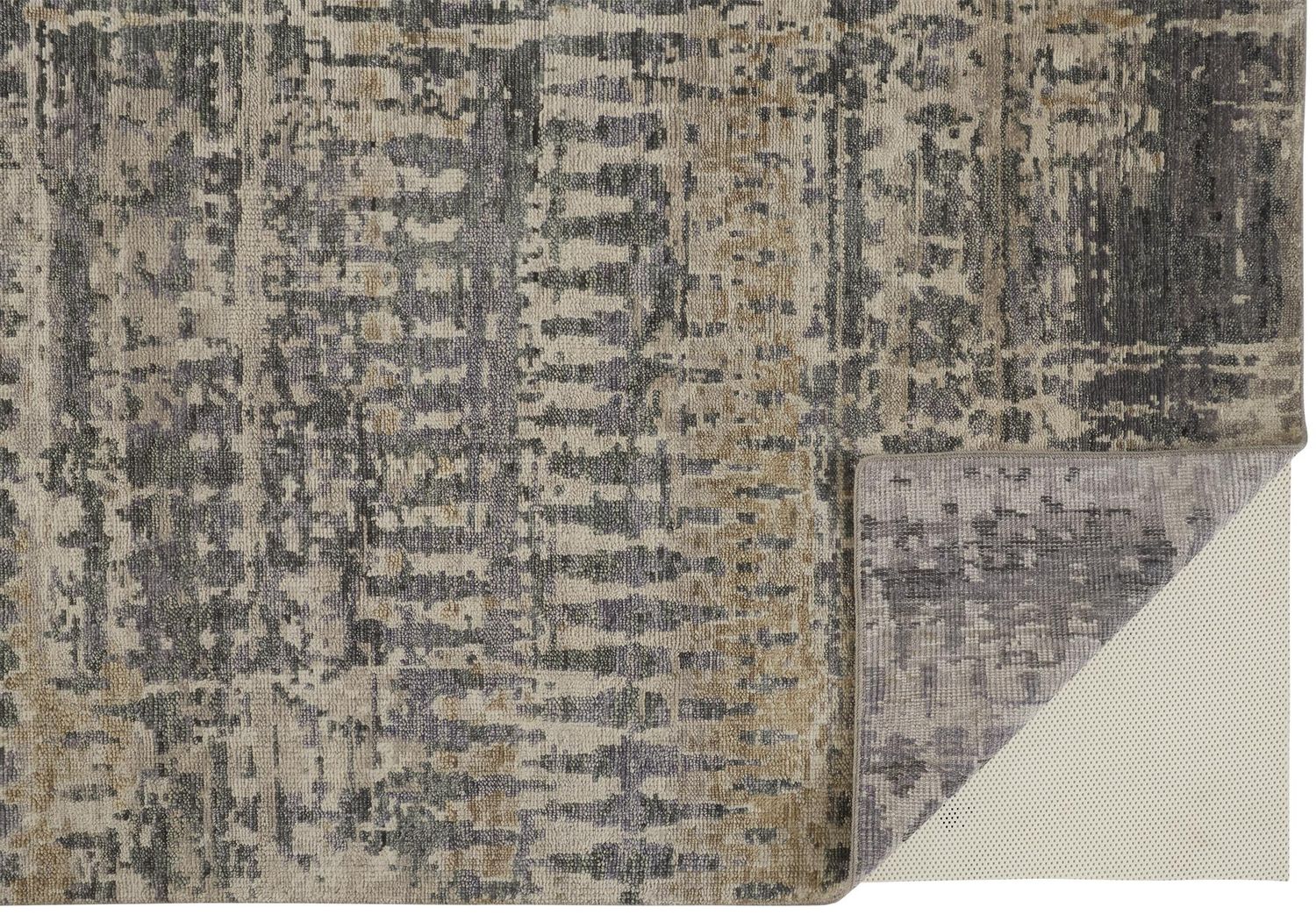 Scottsdale Hand Knotted Gray and Beige Rug by BD Fine