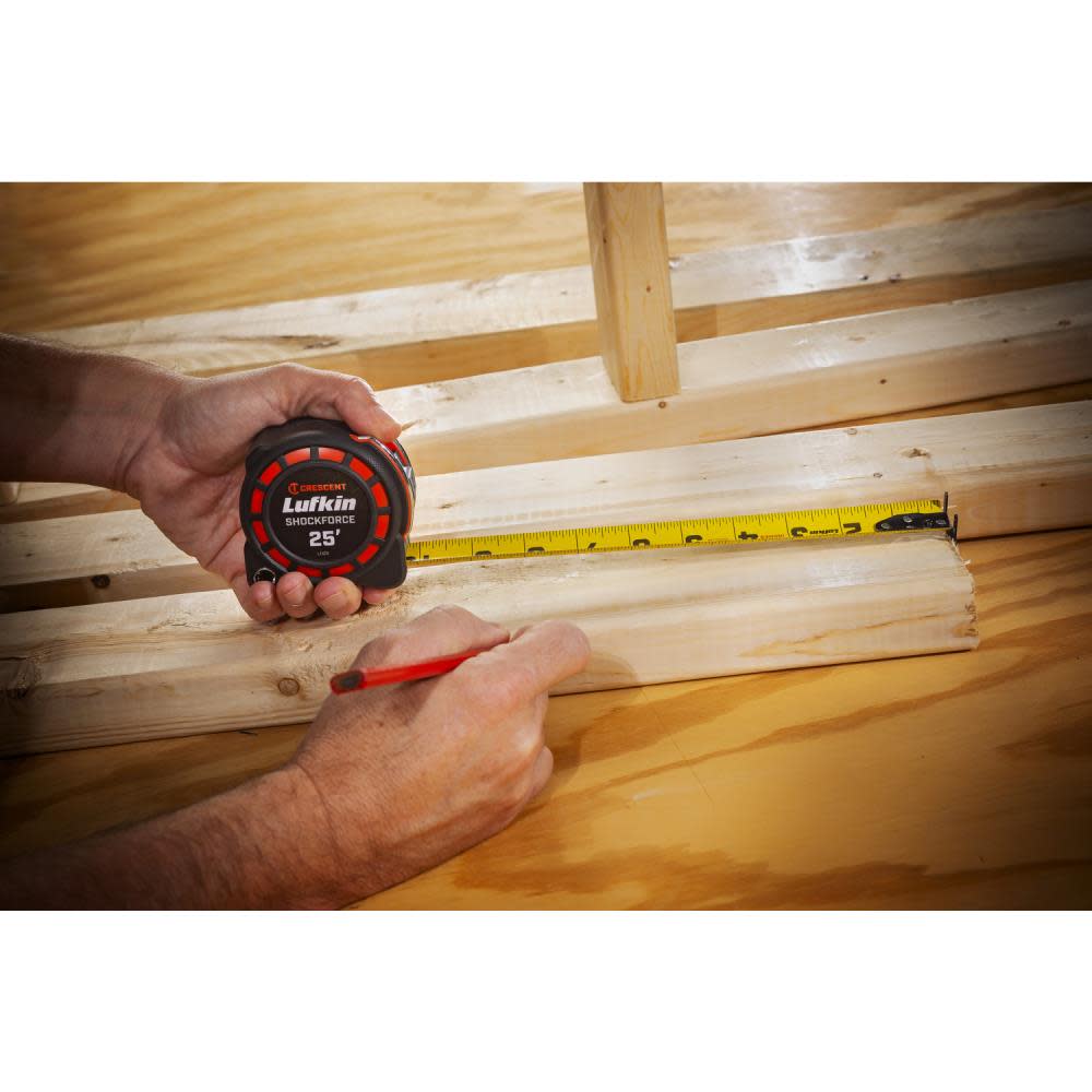 Shockforce Tape Measure， 25 Ft. x 1-3/16 In.