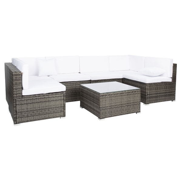 SAFAVIEH Outdoor Living Diona Patio Sectional Set