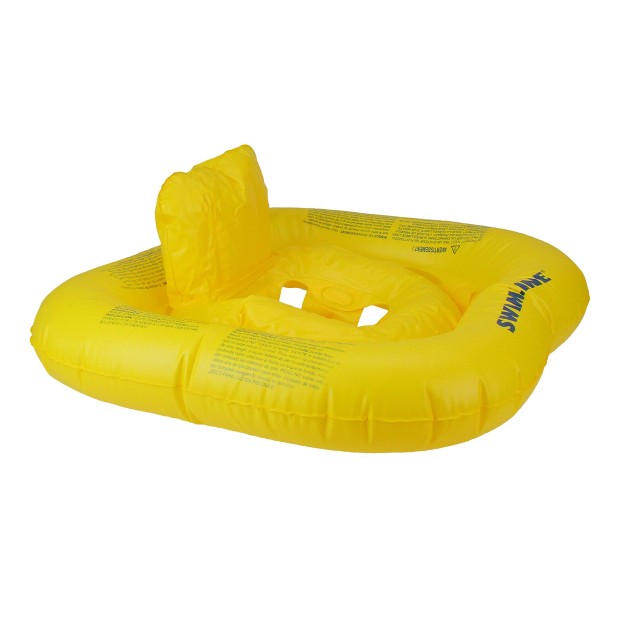 Inflatable Children x27 s 1 person Swimming Pool Baby Seat Float Yellow