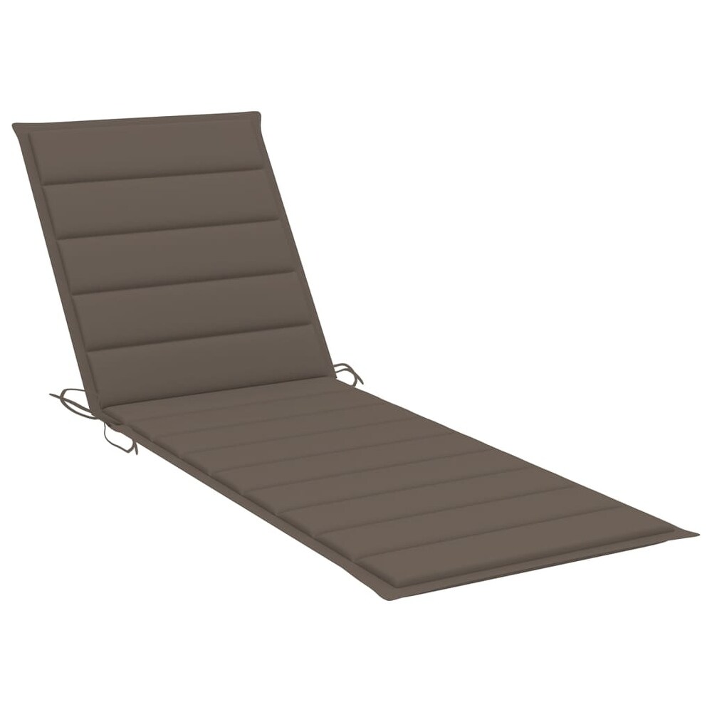 vidaXL Sun Loungers 2 pcs with Cushions Solid Acacia Wood   78.3\