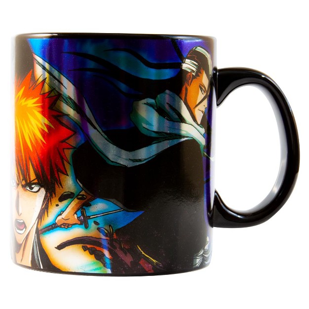 Just Funky Bleach Foil Print Mug Coffee And Tea Black Luster Coffee Mug