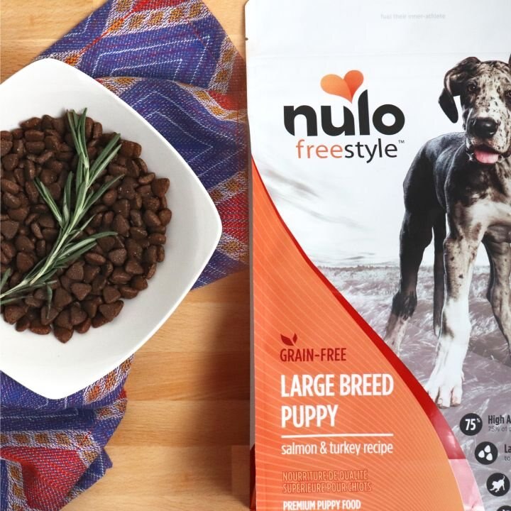 Nulo Freestyle Salmon and Turkey Recipe Large Breed Puppy Grain-Free Dry Dog Food， 26-lb bag