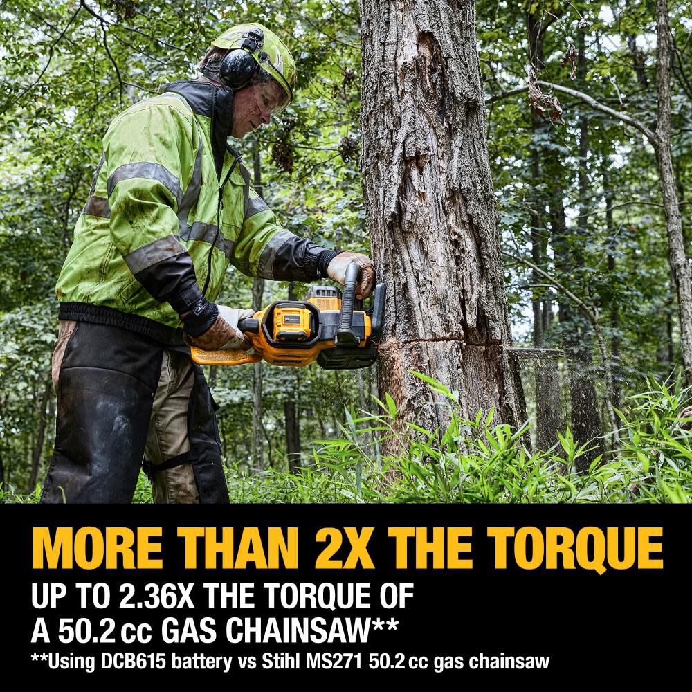 DW FLEXVOLT 60V MAX Chainsaw Brushless Cordless 20