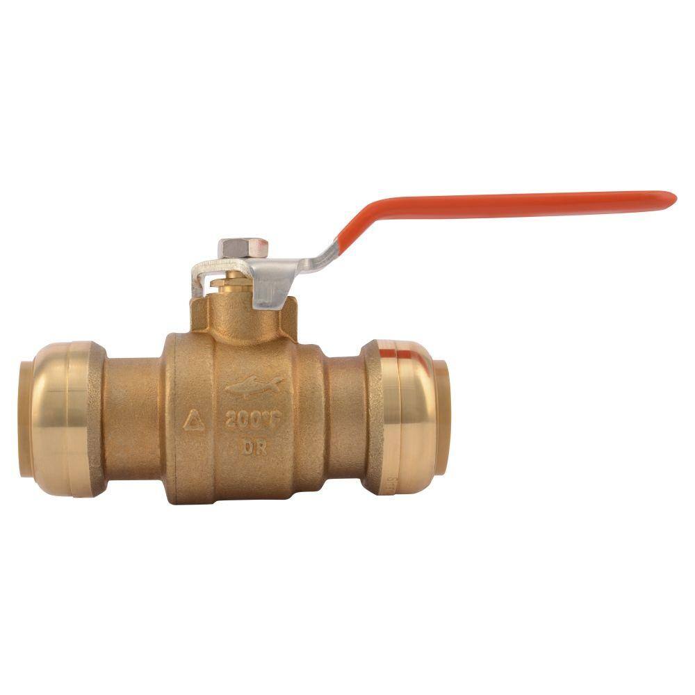 SharkBite 1 in. Push-to-Connect Brass Ball Valve 22223-0000LF