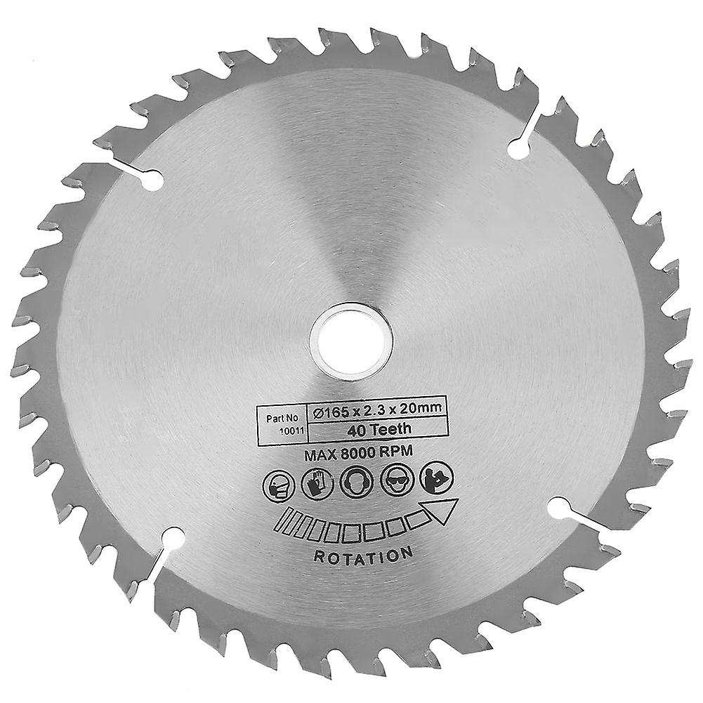 165mm X 20mm 40 Teeth Diamond Circular Cut Saw Woodworking Rotary Tool Cutting Disc