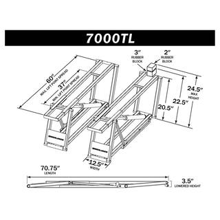 QUICKJACK Portable Car Lift 7000 lbs. Capacity 5175640