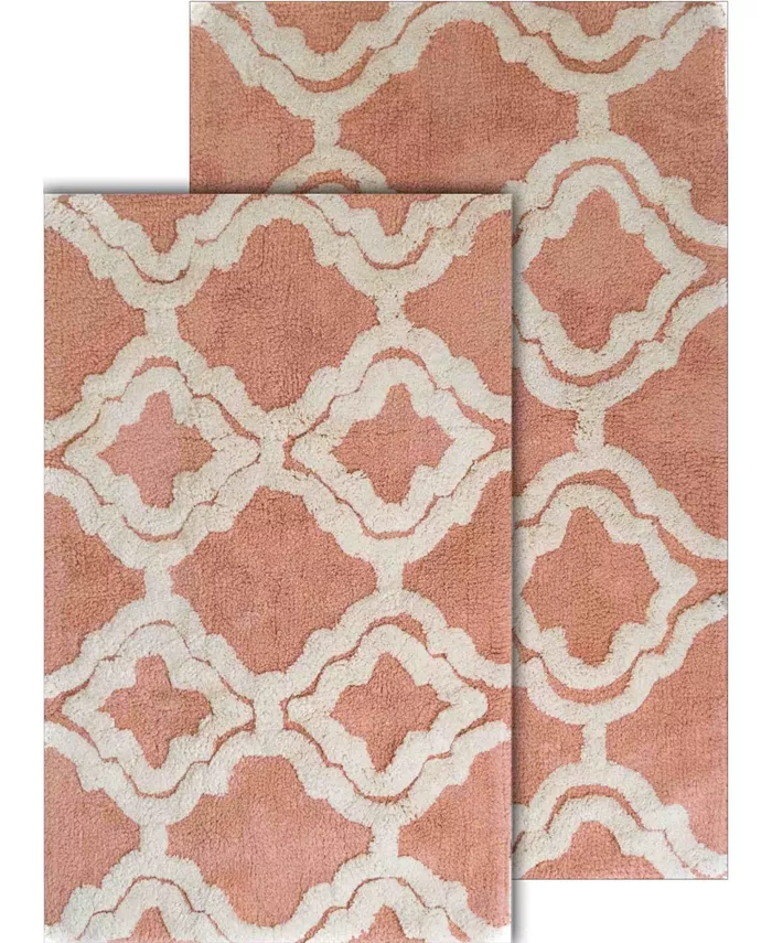 Chesapeake Double Quatrefoil Bath Rug Set