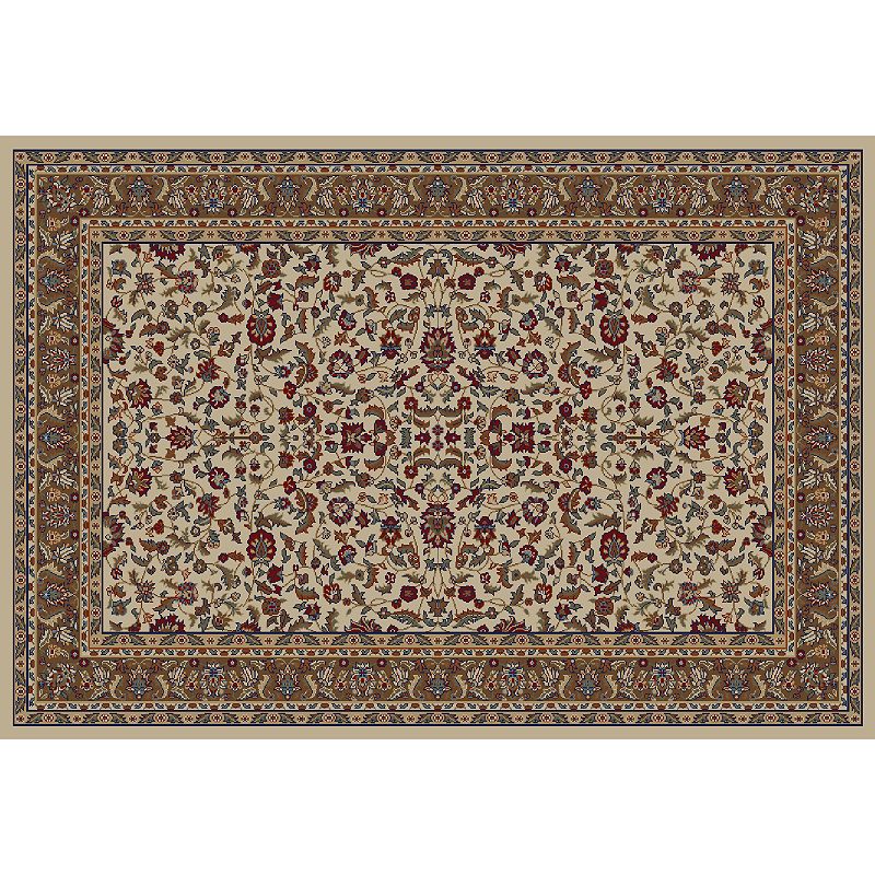 Merinos Kashan Floral Framed Rug