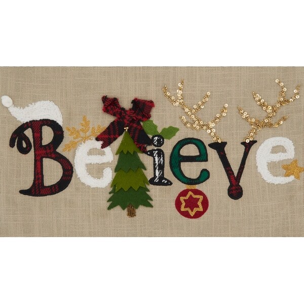 Table Runner With Believe Design