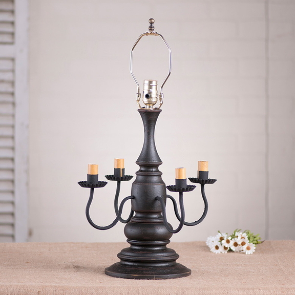 Irvin's Tinware 9158TBOR Harrison Lamp Base in Ame...